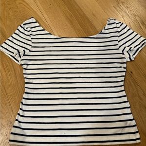 French boatneck tee